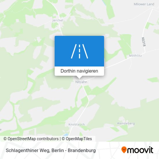 Schlagenthiner Weg Karte