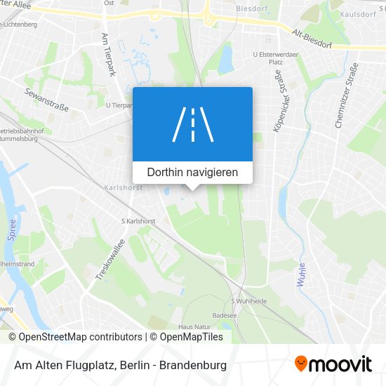 Am Alten Flugplatz Karte