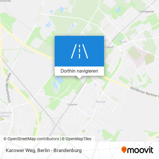 Karower Weg Karte