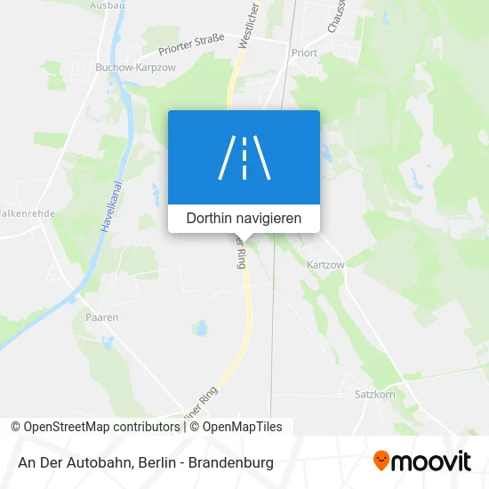 An Der Autobahn Karte