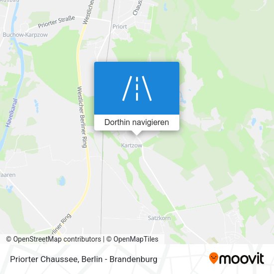 Priorter Chaussee Karte