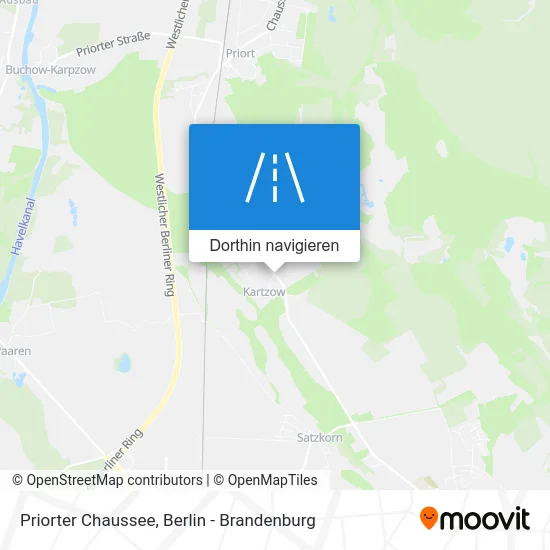 Priorter Chaussee Karte