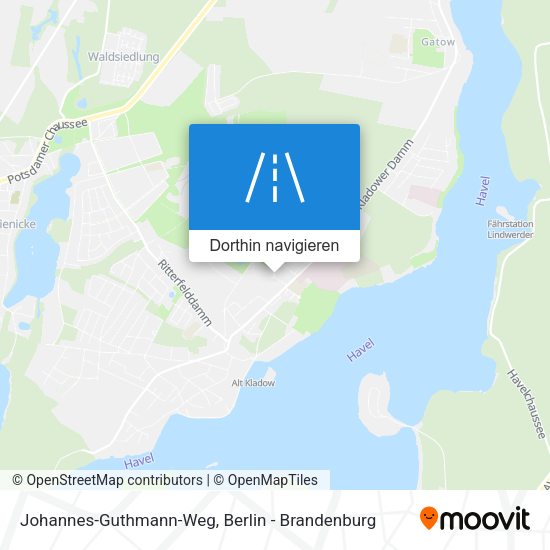 Johannes-Guthmann-Weg Karte