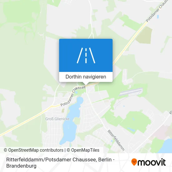 Ritterfelddamm / Potsdamer Chaussee Karte