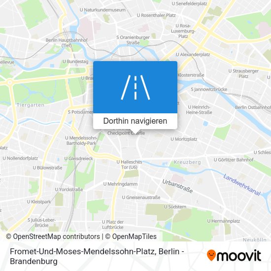 Fromet-Und-Moses-Mendelssohn-Platz Karte