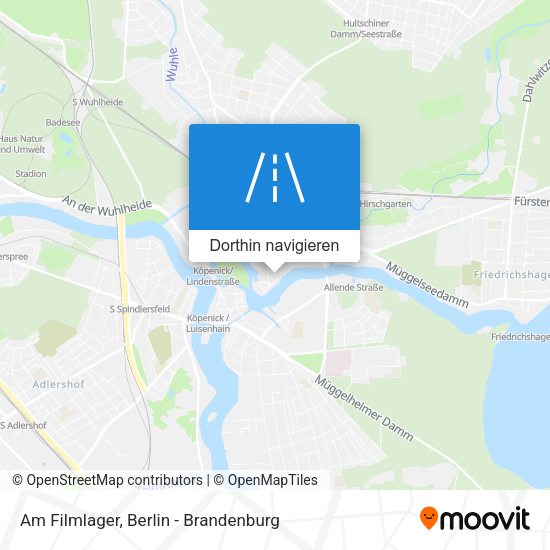 Am Filmlager Karte
