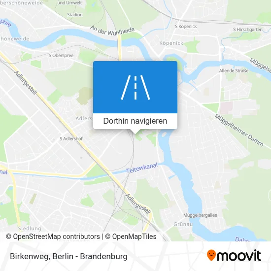 Birkenweg Karte
