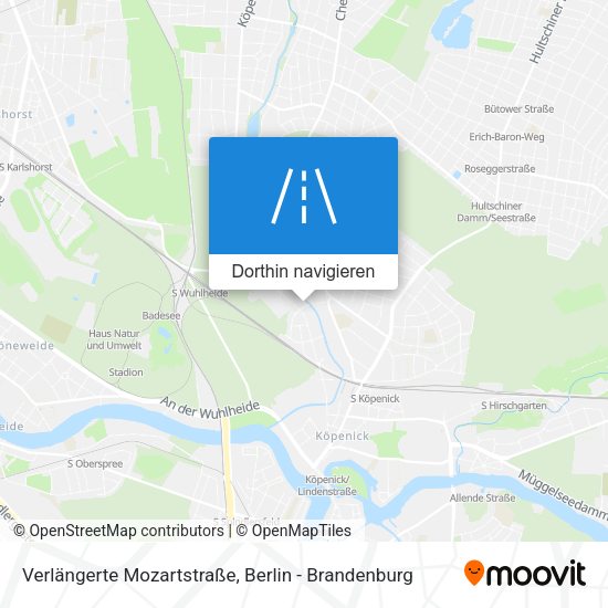 Verlängerte Mozartstraße Karte