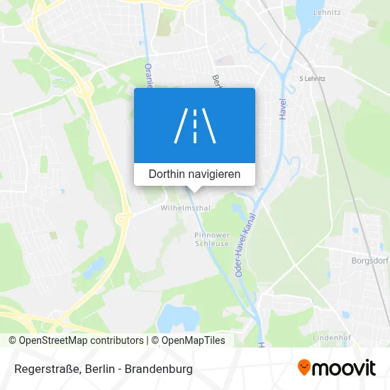 Regerstraße Karte