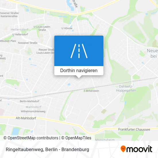 Ringeltaubenweg Karte