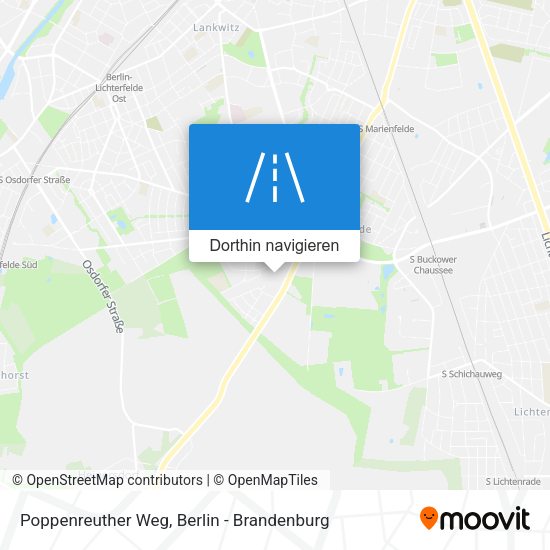 Poppenreuther Weg Karte