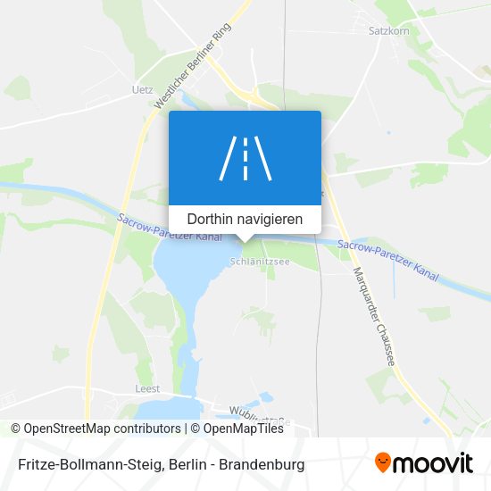 Fritze-Bollmann-Steig Karte