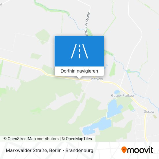 Marxwalder Straße Karte