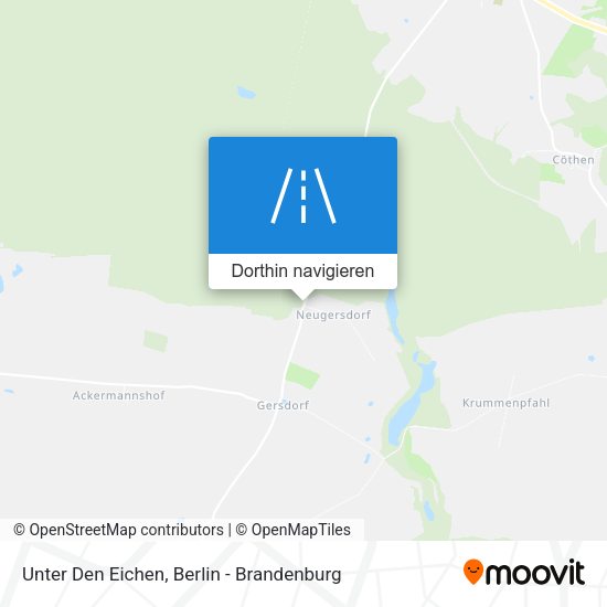 Unter Den Eichen Karte