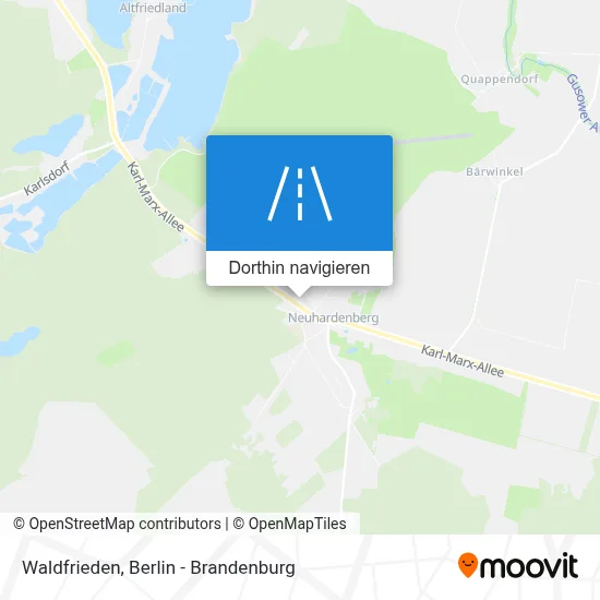 Waldfrieden Karte
