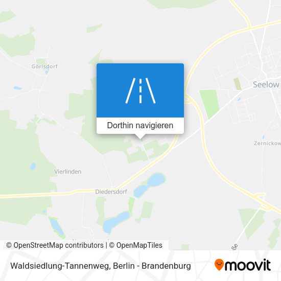 Waldsiedlung-Tannenweg Karte