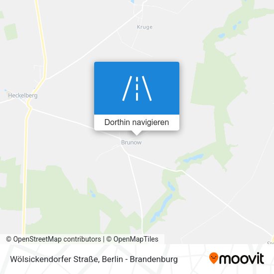 Wölsickendorfer Straße Karte