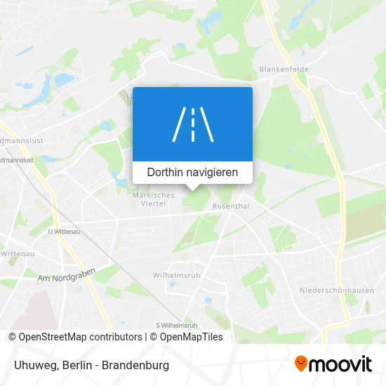 Uhuweg Karte
