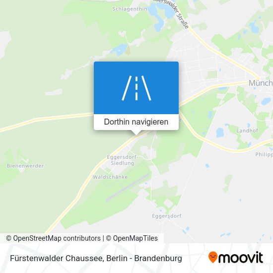 Fürstenwalder Chaussee Karte