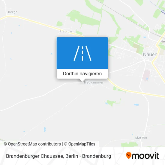 Brandenburger Chaussee Karte