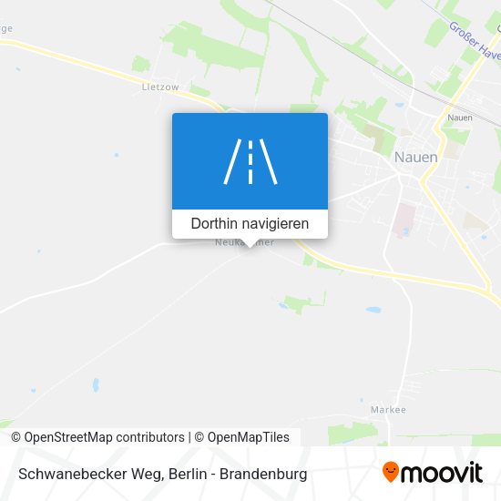Schwanebecker Weg Karte