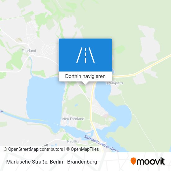 Märkische Straße Karte