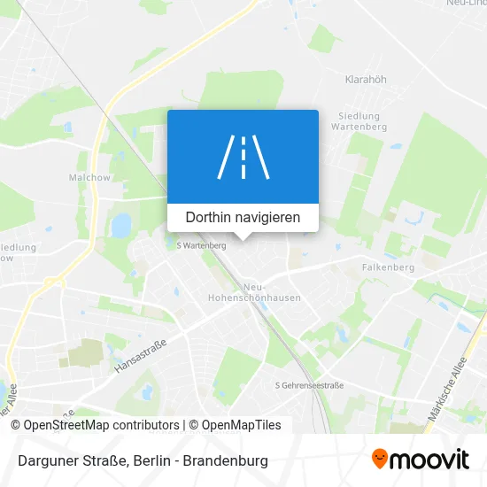 Darguner Straße Karte