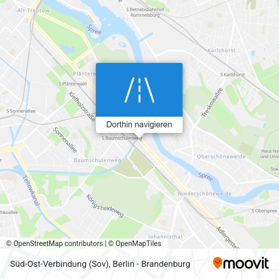 Süd-Ost-Verbindung (Sov) Karte