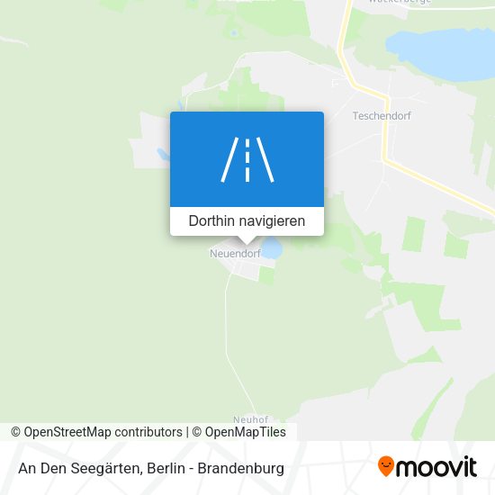 An Den Seegärten Karte