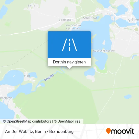 An Der Woblitz Karte