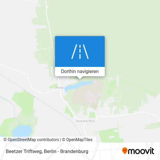 Beetzer Triftweg Karte