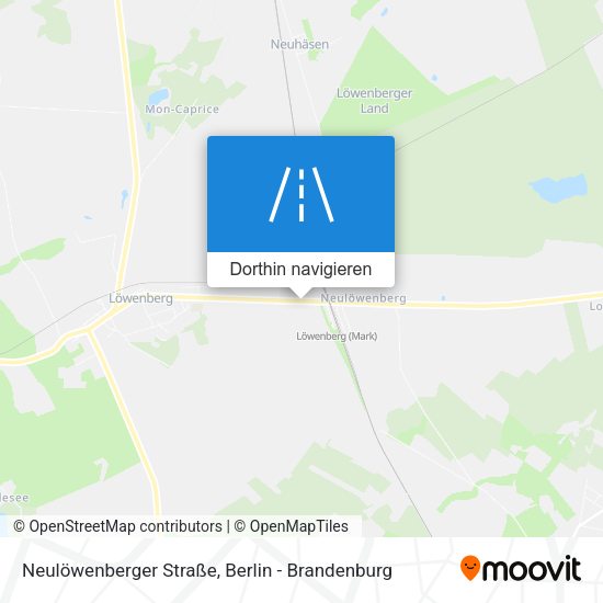 Neulöwenberger Straße Karte