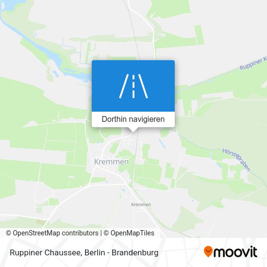 Ruppiner Chaussee Karte