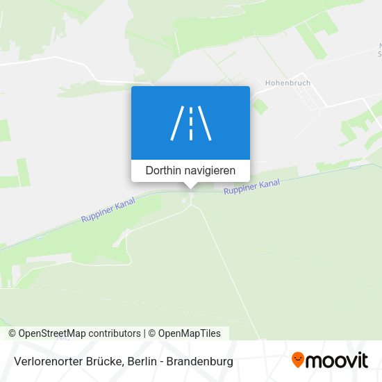 Verlorenorter Brücke Karte