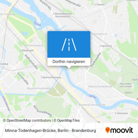 Minna-Todenhagen-Brücke Karte
