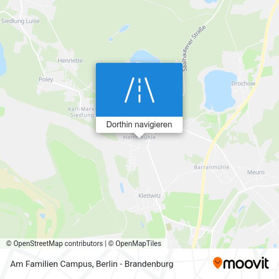Am Familien Campus Karte