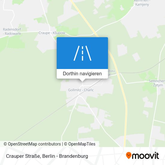 Crauper Straße Karte