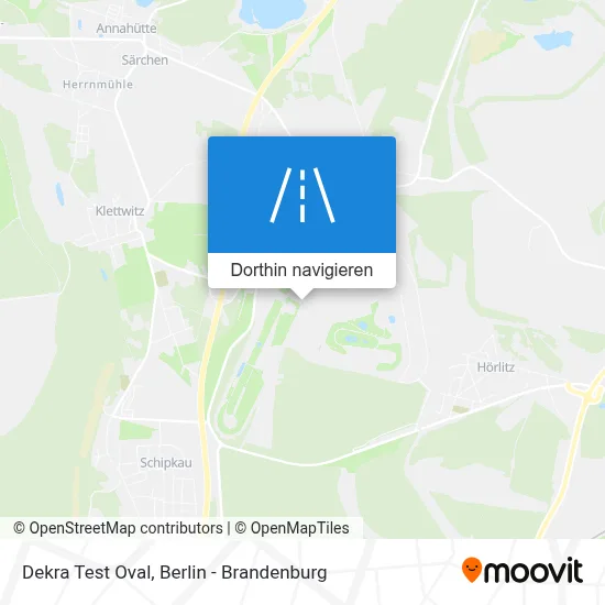Dekra Test Oval Karte
