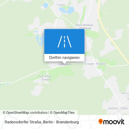 Radensdorfer Straße Karte