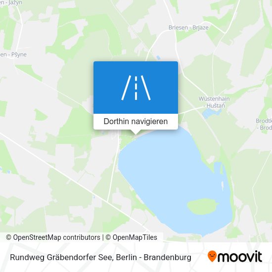 Rundweg Gräbendorfer See Karte