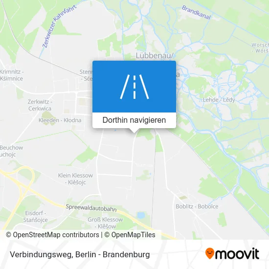 Verbindungsweg Karte