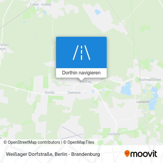 Weißager Dorfstraße Karte
