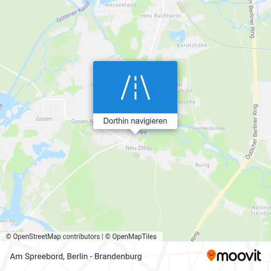 Am Spreebord Karte