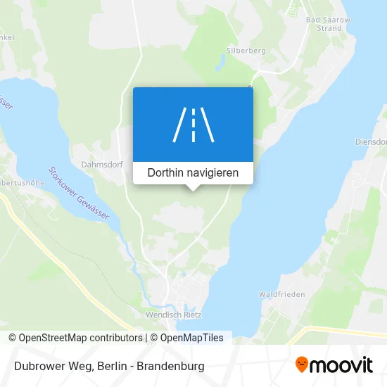 Dubrower Weg Karte