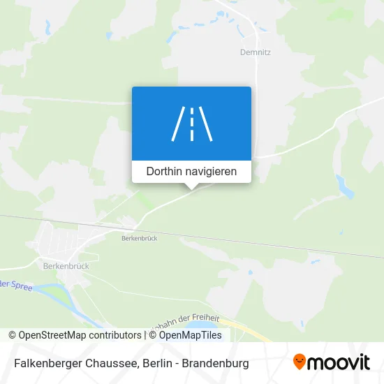 Falkenberger Chaussee Karte
