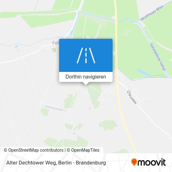 Alter Dechtower Weg Karte