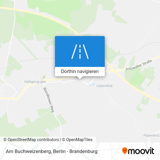 Am Buchweizenberg Karte