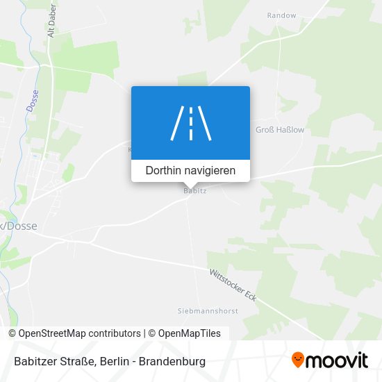 Babitzer Straße Karte