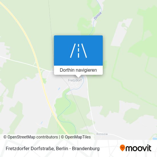 Fretzdorfer Dorfstraße Karte