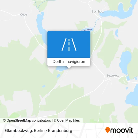 Glambeckweg Karte